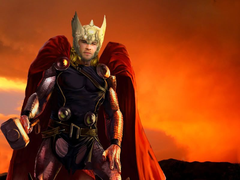 chris hemsworth thor costume. Chris Hemsworth as Thor.