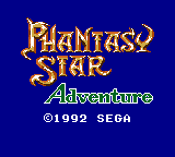 Phantasy Star 
Adventure