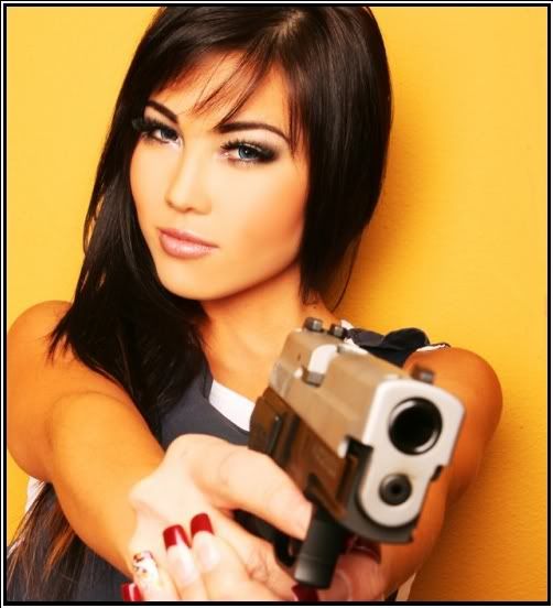 Gun Girl Pictures, Images and Photos
