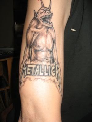 Metallica Temporary Tattoos 