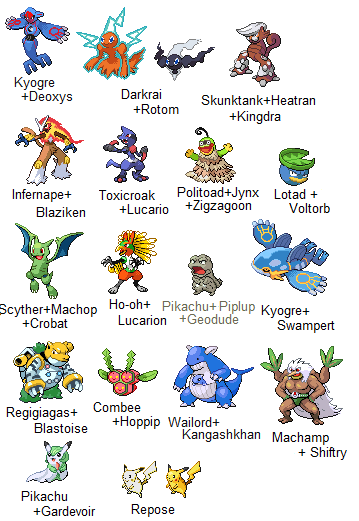 pokemon sprites sheet. If I do a 8 pokemon splice,