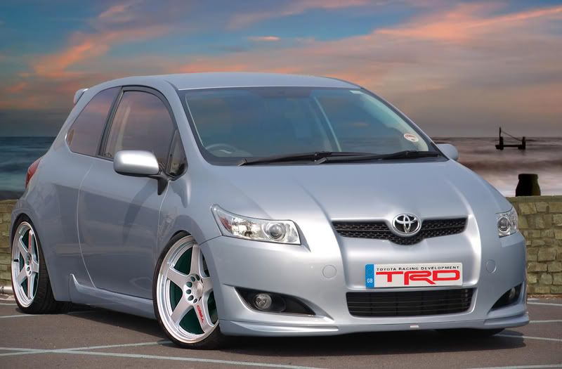 A Toyota Auris (I think these A Toyota Auris (I think these