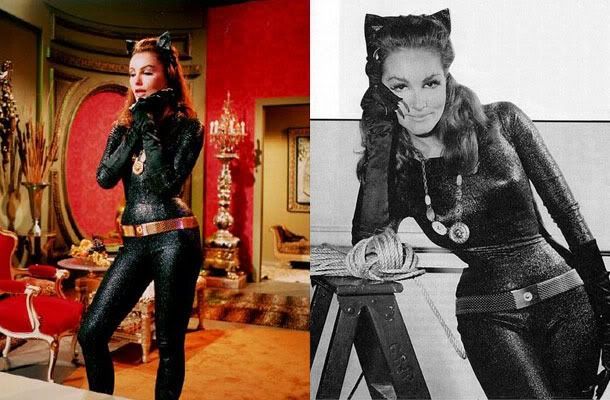 Julie Newmar when she was Catwoman Erin Gray when she was Colonel Wilma 