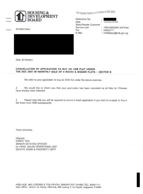 Appeal Letter Sample To Hdb Homeless soon, thanks to HDB - SgForums.com