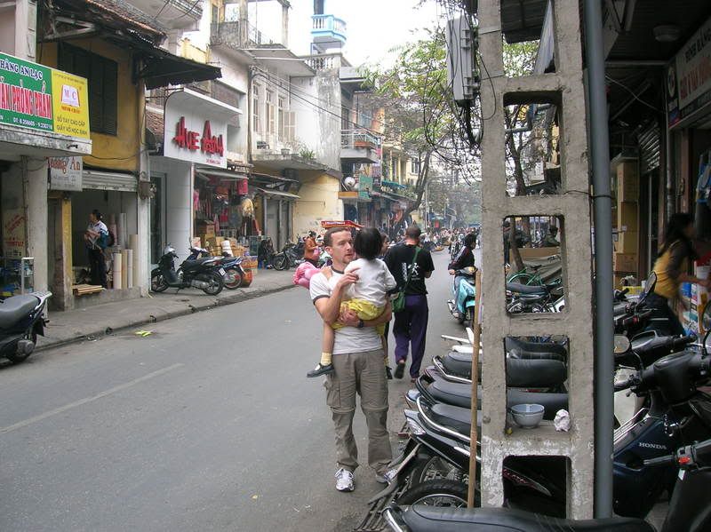 David and Lana in Hanoi