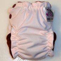 Extra Small All in One Diaper<br>Pink n Chocolate