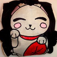 Maneki Neko - Good Luck Cat <br>Medium All in One Diaper