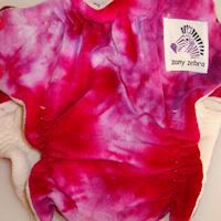 Pinkout Handdyed BV! <br>Medium Fitted Diaper<br>25% to Susan G. Komen Foundation