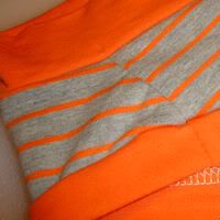  Women's Dundies Size 10<br> Day-Glo Orange - SECOND