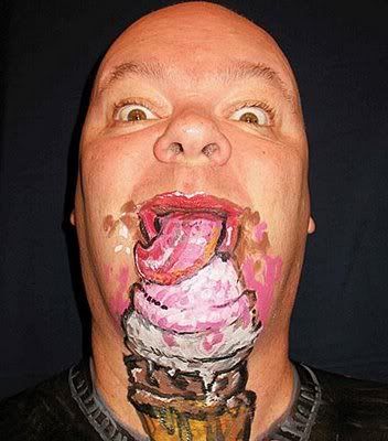 Gross Funny Pictures on Face Paintings 11 Pictures  Images And Photos
