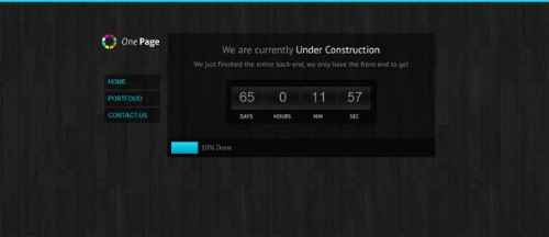 OnePage Under Construction 7 in 1 