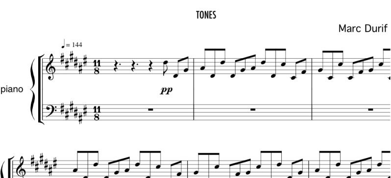 piano tones