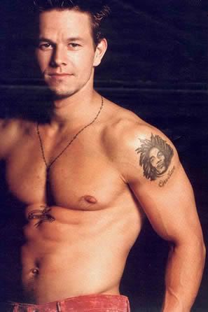 The eighth entry in the Retro's tattoo gallery is: Mark Wahlberg