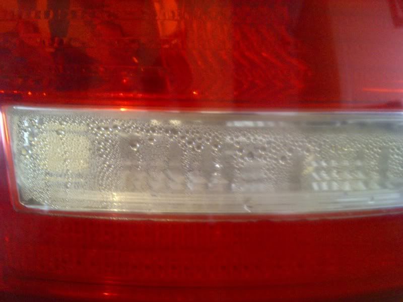 Condensation in rear light clusters Jaguar Forum