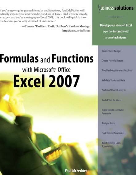 Formulas and Functions With Microsoft Office Excel 2007 / preview 0