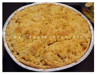 apple crumble for jeff and serene