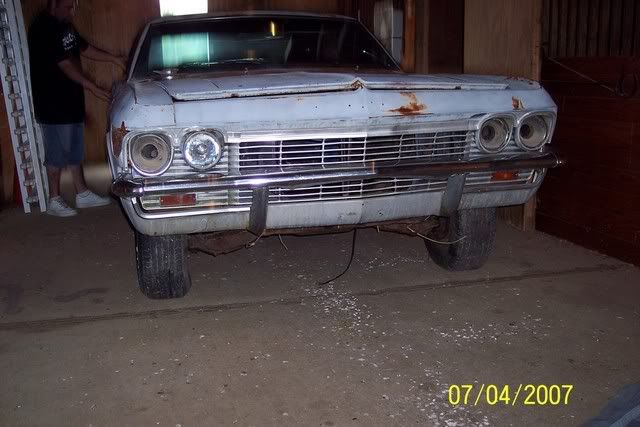 I'm selling my 65 SS Impalashe's a great parts car for 600 with a ton of