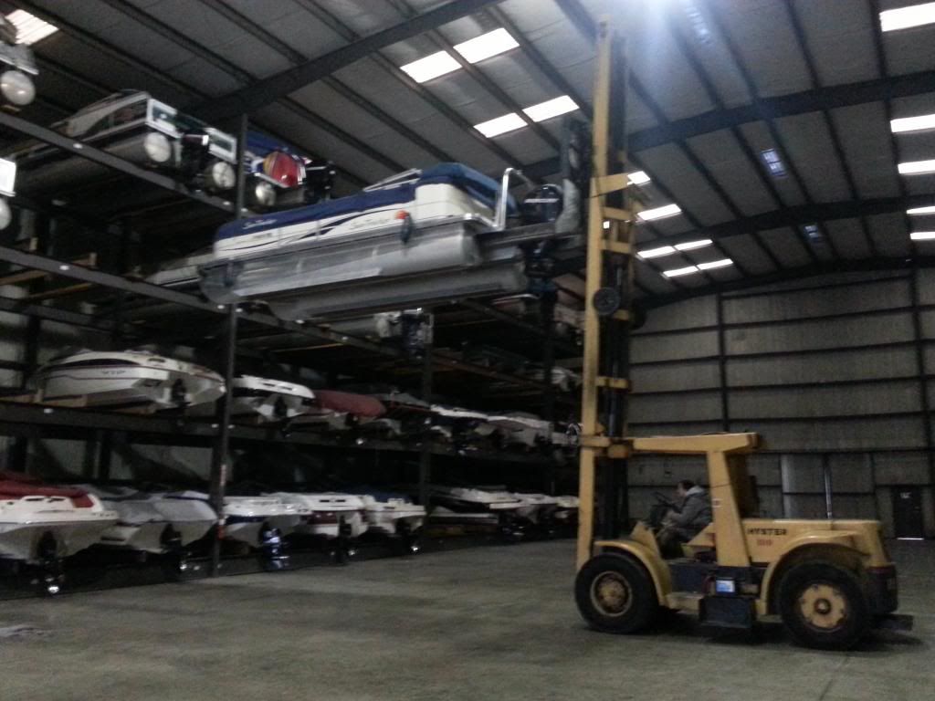 Moving to new lake w/ auto dry storage. Pontoon Boat & Deck Boat Forum