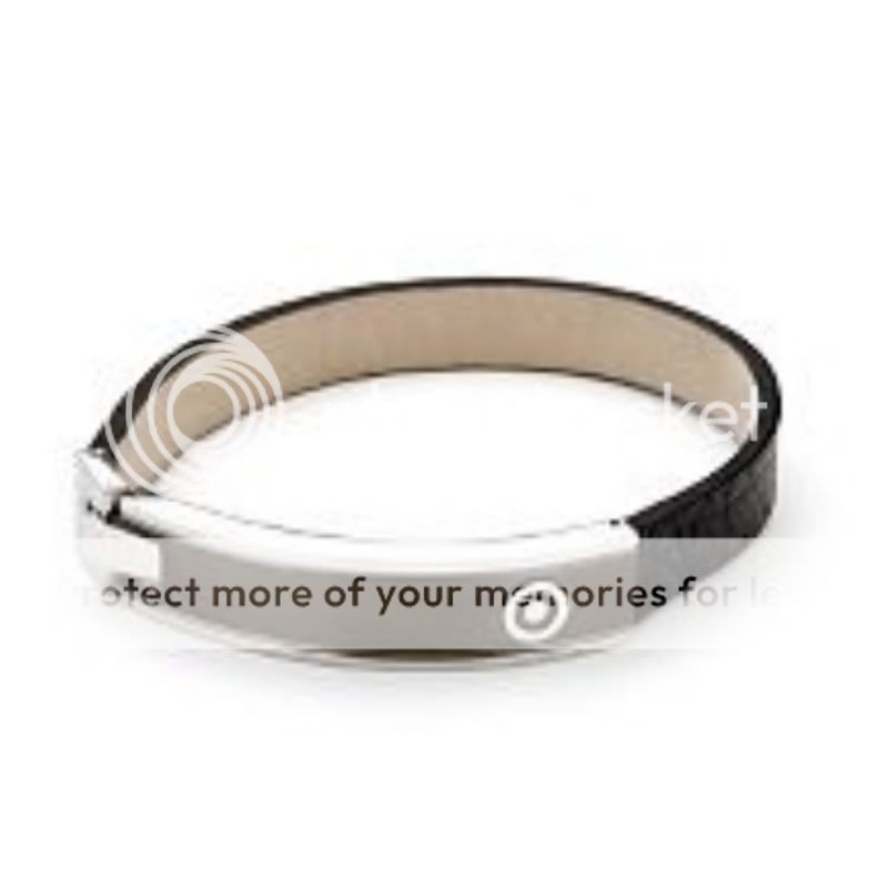 BEN SHERMAN BRACLET MENS NEW LEATHER   TARGET LOGO  