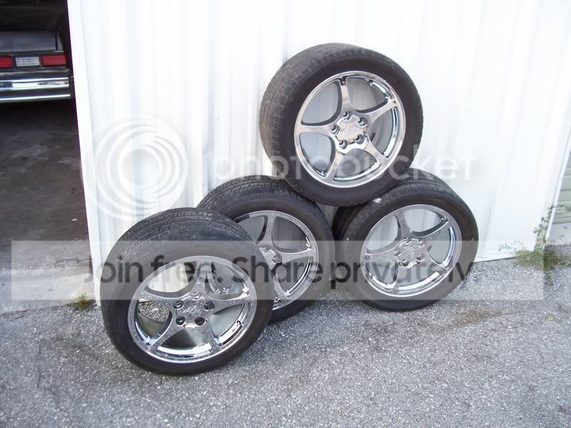 17x8.5 Chrome y2k c5 thin spoke wheels (4) $410 - CorvetteForum ...