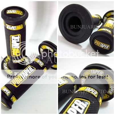 Yellow Pro Taper Handle Hand Grips Crf Xr Drz Ksr Ktm Pitbike Monkey 